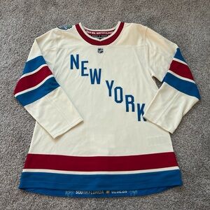 New York Rangers Fanatics Blank Adult Hockey Jersey